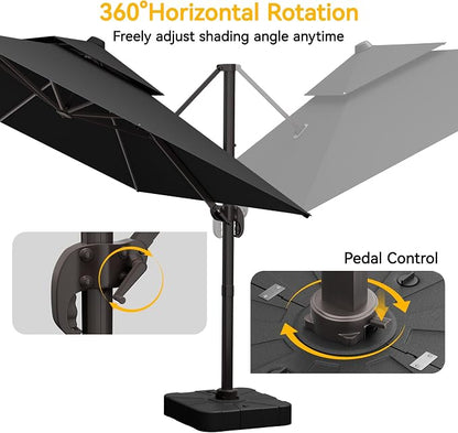 10x13 FT Patio Cantilever Umbrella - Image 6