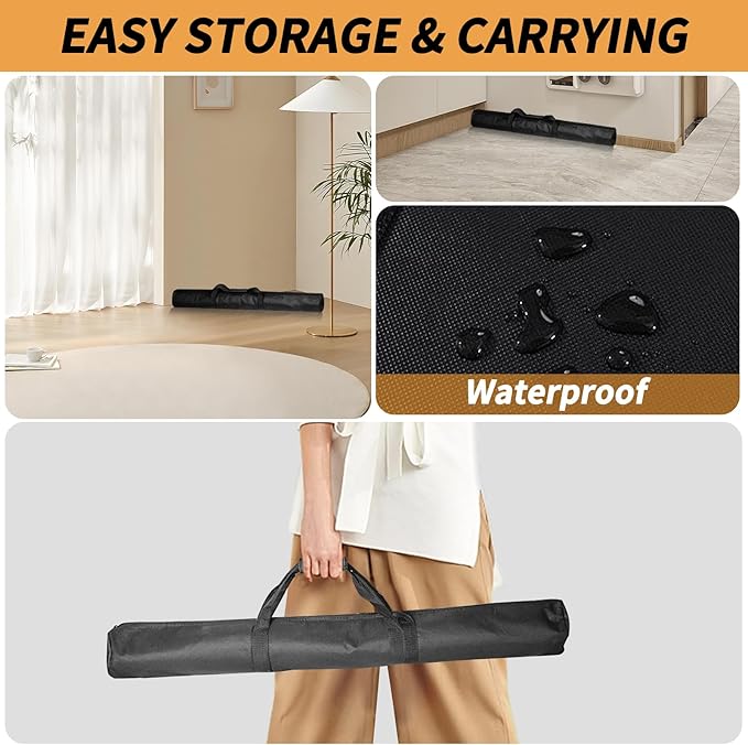 iElyiEsy Backdrop Banner Stand, 8x8FT Heavy Duty Adjustable Step and Repeat Stand with Carrying Bag for Parties Photo Booth Trade Show