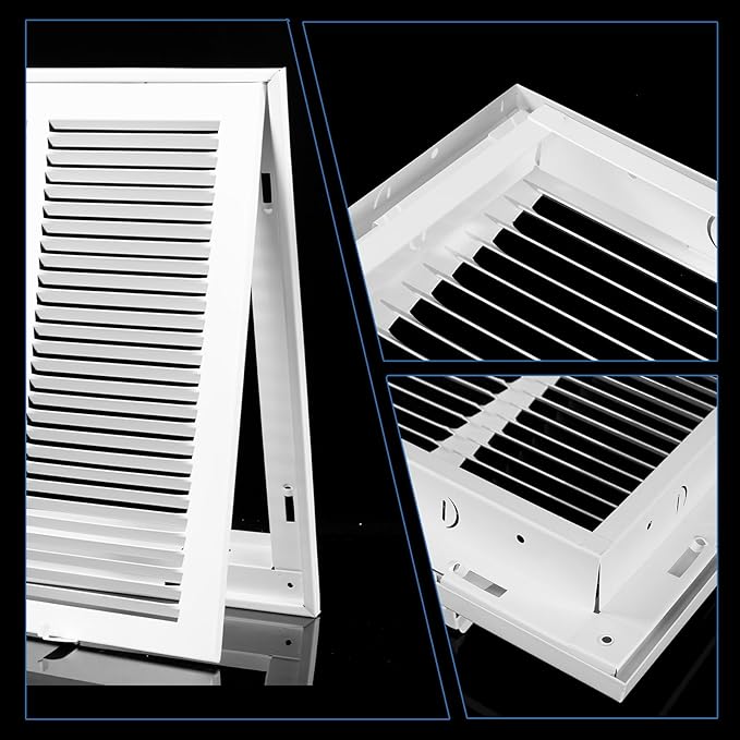 24x18 Return Air Grille [Duct Opening Size],Return Air Vent Cover for Wall Or Ceiling,Steel Return Air Filter Grilles Removable Face/Door for 1 Inch Filters (24"W x 18"H [Duct Opening])