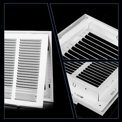 30x20 Return Air Grille [Duct Opening Size],Return Air Vent Cover for Wall Or Ceiling,Steel Return Air Filter Grilles Removable Face/Door for 1 Inch Filters (30"W x 20"H [Duct Opening])