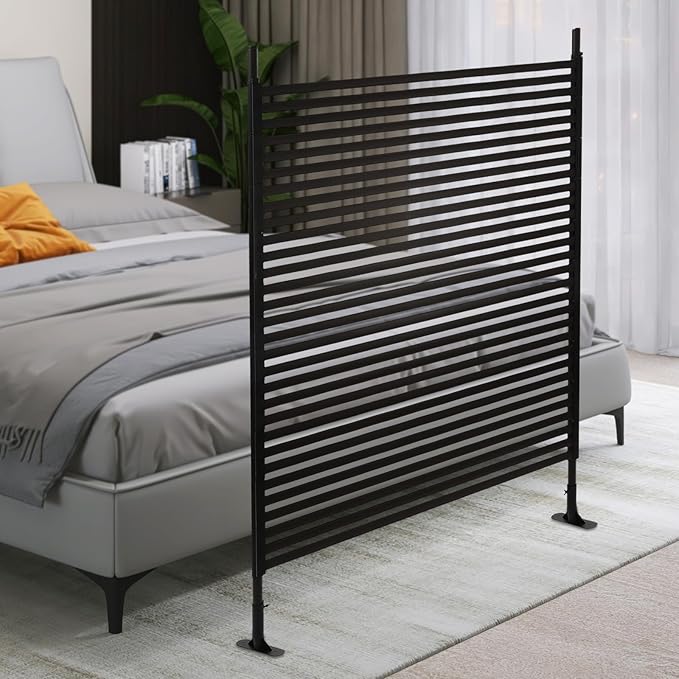 Outdoor Privacy Fence Screen, Privacy Fence Screen for Outside Decorative Privacy Screen Fence Panels, 3.94 ft W x 5.91 ft H Tall Divider for Outdoor Garden Backyard Patio Decorative, Brown, 1PC