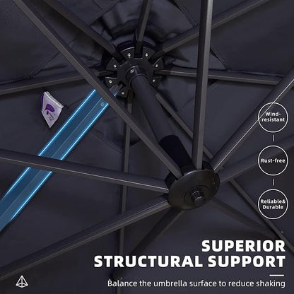 PURPLE LEAF Patio Umbrella - Image 6