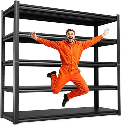 46''W Storage Shelves, Garage Shelving, Adjustable Garage Shelves, Heavy Duty by KORVENA