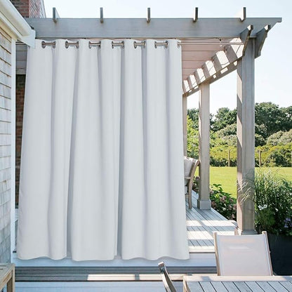 NICETOWN Patio Outdoor Curtain Waterproof Extra Wide and Long, Rustproof - Image 8