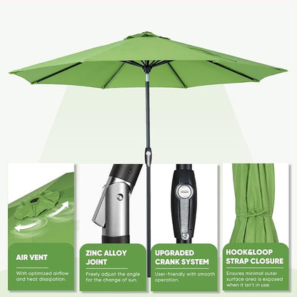 Tempera Patio Market Outdoor Table Umbrella - Image 4