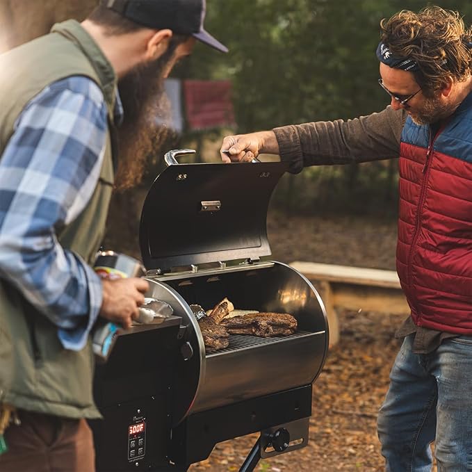 recteq Pellet Grill - Road Warrior 340 + Searing Essentials Bundle, Portable Electric Pellet Smoker Grill, BBQ, Wood Pellets, Sear, Smoke, and More