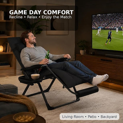 Yaheetech 26" Zero Gravity Chair Adjustable, - Image 4
