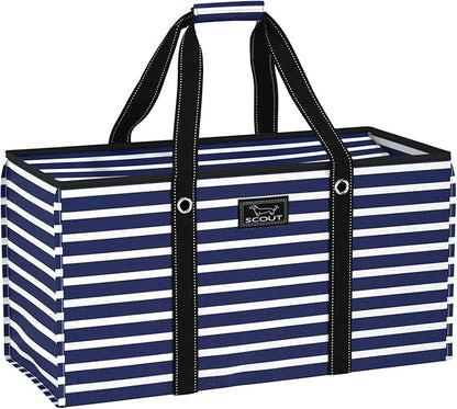 SCOUT Errand Boy - Extra Large Lightweight Utility Tote with Breakaway Zipper - Collapsible Grocery and Market or Beach Tote