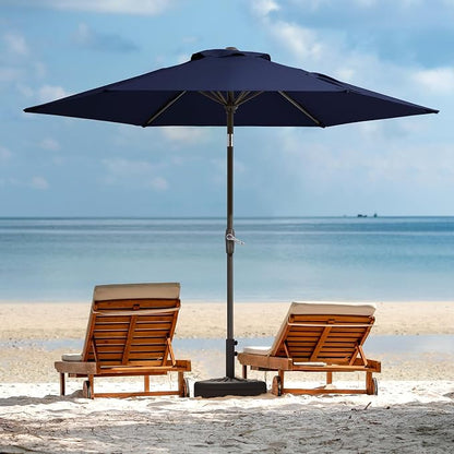JEAREY 7.5 ft Outdoor Patio Umbrella, Table Umbrella, Tilt & Crank lift - Image 9