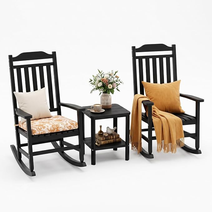 EFU Outdoor Rocking Chairs Set of 2 by EFU