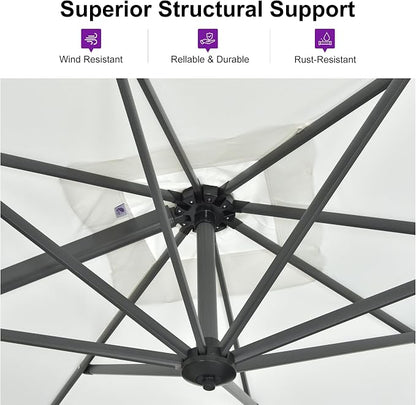 PURPLE LEAF Patio Umbrella - Image 4