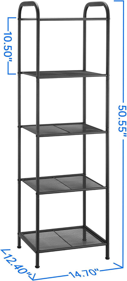 MAX Houser Storage Rack with Shelf, Industrial Style Extendable Plant Stand - Image 3