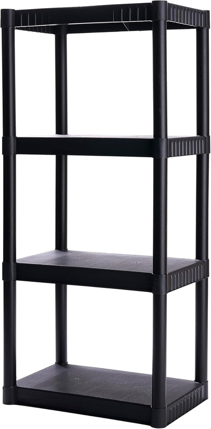 Plano 4-Shelf Plastic Storage Shelves, 48” x 23” x 14”, 200lb Capacity by PLANO%C2%AEOutdoors