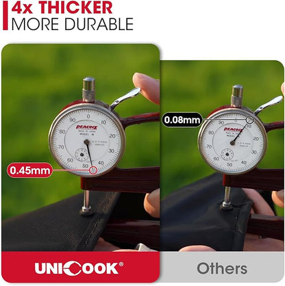 Unicook 70 Inch Griddle Grill Cover for Blackstone 36 Inch ProSeries, Heavy Duty Waterproof Large Flat Top Grill Cover with Sealed Seam, Compare to Blackstone 5005, 5482, Black
