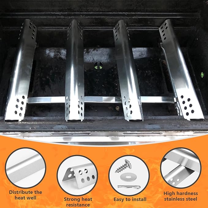 Grill Replacement Parts for Charbroil Performance 2 Burner 463625217, 463673517, 463625219, 463673519, 4 Burner Parts for Char-Broil 463673617, 463673619, 463673017, 463673019, 304 Stainless Steel