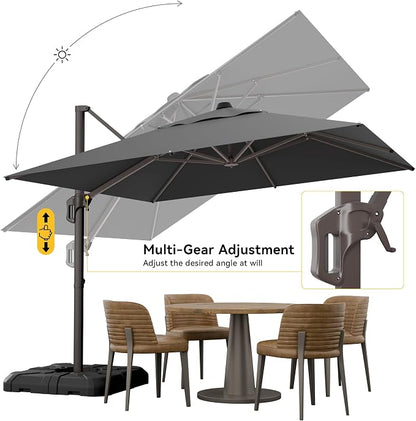 10x10FT Cantilever Outdoor Umbrella - Image 3