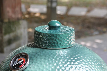Dracarys Grill Chimney Top Vent Cap Ceramic Damper Top Egg Accessories, Replacement for Medium, Large and XLarge Big Green Egg Charcoal Grill