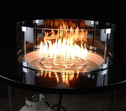 Celestial 23" x 8" Round Wind Guard, fits Celestial 19” Round Fire Pit Burner Pans