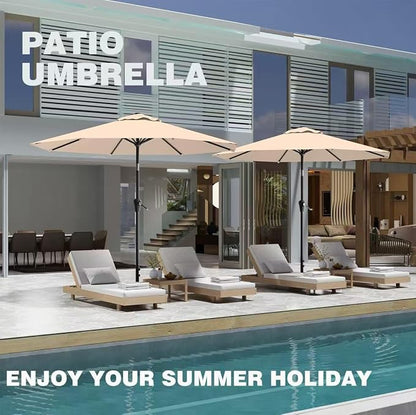9 FT Patio Umbrella for Outdoor, Outdoor Table Umbrella - Image 8