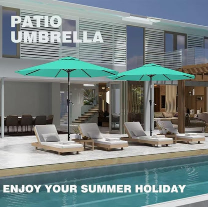 9 FT Patio Umbrella for Outdoor, Outdoor Table Umbrella - Image 8