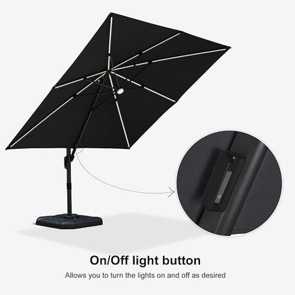 PURPLE LEAF Cantilever Umbrella - Image 7