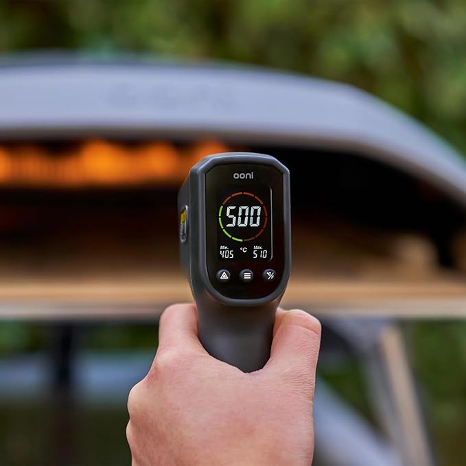 Ooni Koda 16 Gas Pizza Oven - Essentials Pizza Oven Bundle - Includes 14" Pizza Peel and Infrared Thermometer