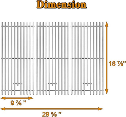 740-0780 Grill Grates Replacement Parts for Kitchenaid 720-0745A 720-0745B 720-0745 810-0021 Jenn-air Grill Parts 720-0727 720-0709B 720-0709 Perfect Flame 3019L LPG 3019LNG 3019L Cooking Grates