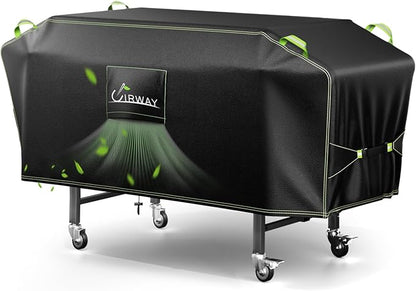 UIRWAY Griddle Cover for Blackstone 36" Griddle, Waterproof & Windproof Grill Cover for Outdoor Grill, Barbecue Cover with Reflective Strip and Air Vent for Most 4-Burner Flat Top Grill