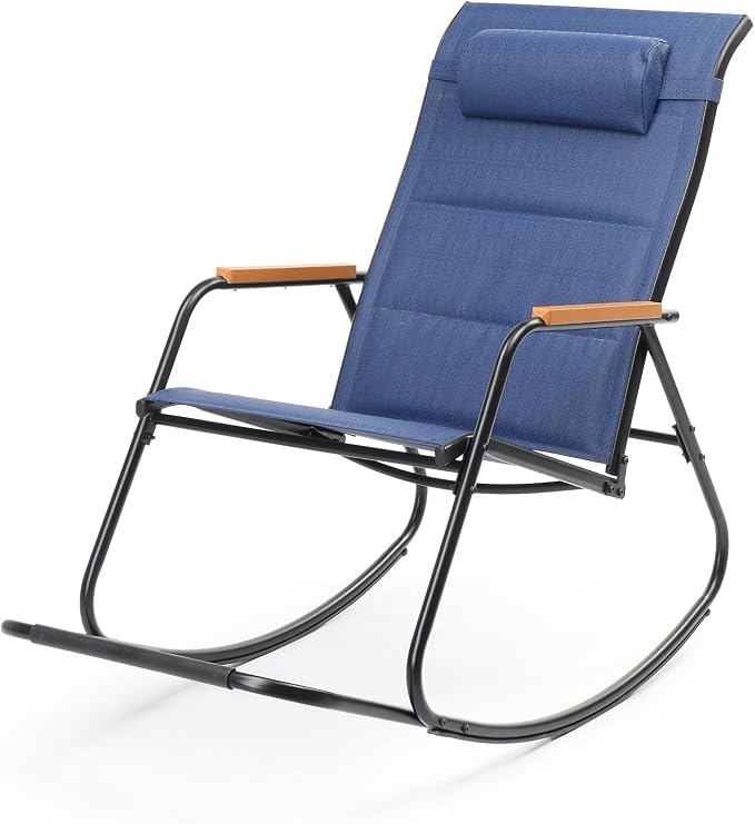 VINGLI Outdoor Rocking Chair, Textilene Mesh Patio Rocker, Outdoor Rocker by VINGLI