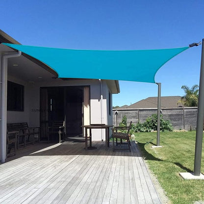 SUNNY GUARD 8' x 8' Rectangle Shade Sail 95% UV Block Outdoor Canopy | Sun by SUNNYGUARD