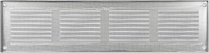 Repa Market Air Vent Cover 16x4 Inch (Outer Dimensions) Galvanized Steel Louvered Grill Cover with Mesh Screen/Wall or Ceiling Vent/HVAC Register for Indoor and Outdoor Ventilation
