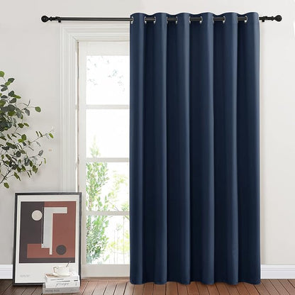 NICETOWN Bedroom Curtain for Patio Room Darkning 84 inch Long, Rustproof - Image 8