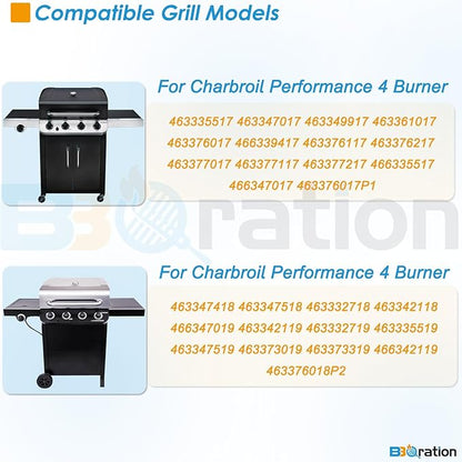 G470-0001-W1 Warming Rack Grill Parts for Charbroil Performance 4 Burner 463342119 463332718 463342119 463376117 463376217 463335517, Swing Away Grid for Charbroil Grill Replacement Parts