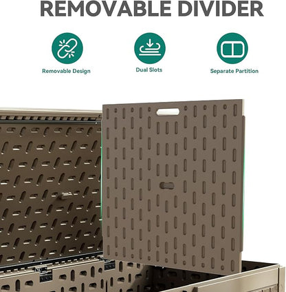 YITAHOME 320 Gallon Double-Wall Deck Box - Image 2