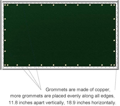 Sunnyglade 4 feet x 50 feet Privacy Screen Fence Heavy Duty Fencing Mesh Shade Net Cover for Wall Garden Yard Backyard (Green, 4 ft X 50 ft)