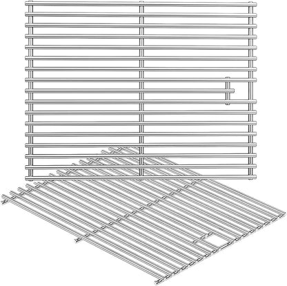 17" Grill Grates for Home Depot Nexgrill 720-0830H 720-0830D 720-0783E 720-0888 Gas Grills; Uniflame Grill Grates; Nexgrill Grill Grates; 304 Stainless Steel Grill Grates; 2-Pack