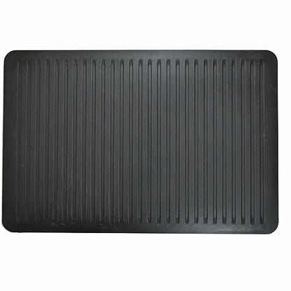 Lorell Workstation Mat, Polyurethane Foam, 36" x 25", Black