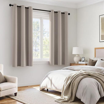 MIULEE Natural 100% Blackout Curtains - Image 6