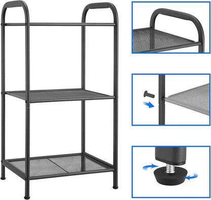 MAX Houser Storage Rack with Shelf, Industrial Style Extendable Plant Stand - Image 4