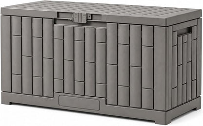 YITAHOME 60 Gallon Outdoor Storage Box w/Slide-Locking Lid | Large Water by YITAHOME