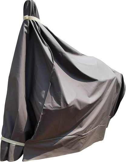 Heavy Duty Grill Cover for Charcoal Offset Smoker Cover, Fade and UV Resistant, Fits Char-Broil, Dyna-Glo, Royal Gourmet, Char-Griller and More Brown