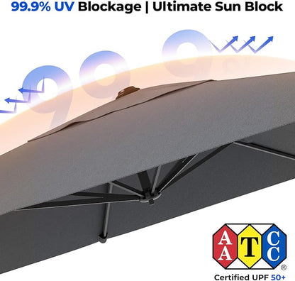 10x10 FT Cantilever Patio Umbrella - Image 5