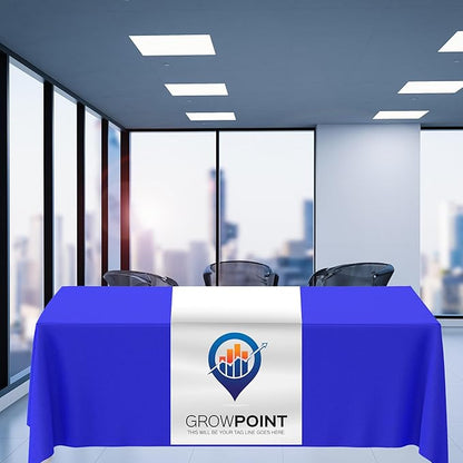 Ships Next Day, Made in USA - Custom Table Runner with Business Logo - Events, Parties, Ceremonies - Personalized Kitchen Decor & Small Business Essentials (36"x72")