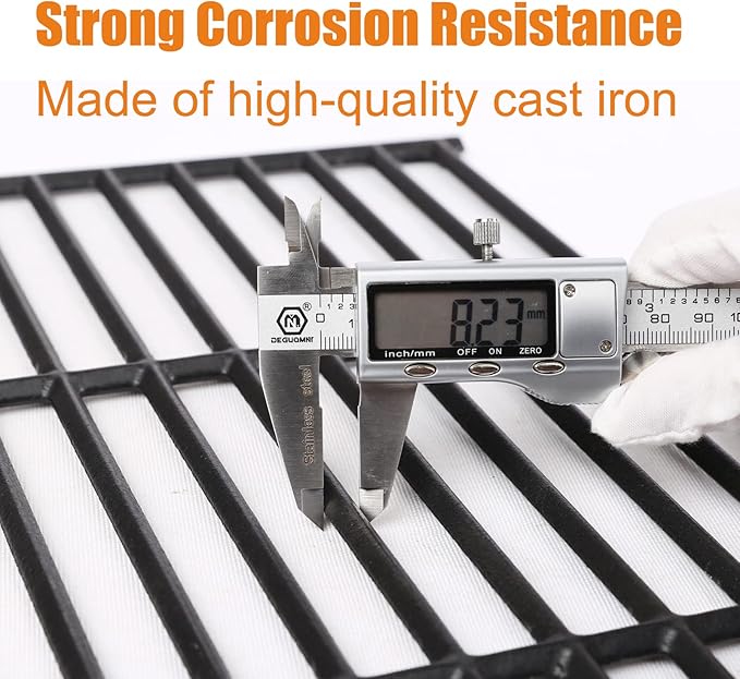 Grill Grates for Charbroil Performance 463352521 463365021 463354021 463365522, 17 Inch Grill Grids for Char-Broil 463366022 463350521, Cooking Grates Replacement Parts for G426-0004-W1 G426-0005-W1