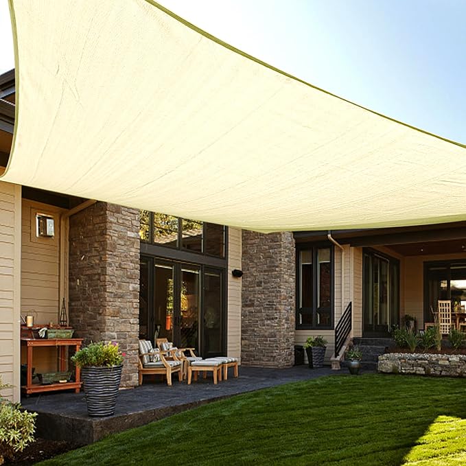 LOVE STORY Custom Size 6' x 6' Sun Shade Sail by LOVESTORY