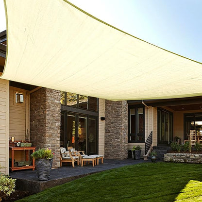 LOVE STORY 10' x 10' Rectangle Sun Shade Sail by LOVESTORY