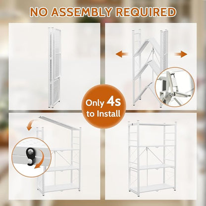 4 Tier Greenhouse Shelving Unit, Plant Stand, 1 Pack, No Assembly Required - Image 6