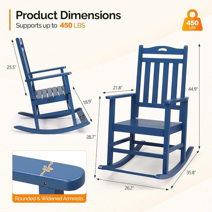 VINGLI Outdoor Rocking Chair - Image 3