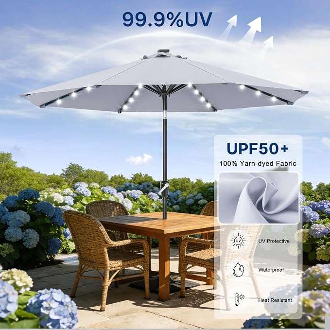 ABCCANOPY Solar Led Patio Umbrella - Image 6