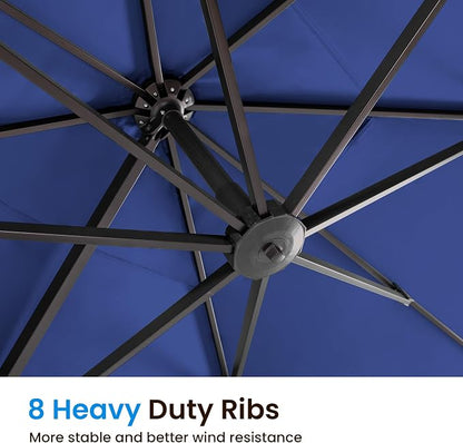 9' X 12' Cantilever Patio Outdoor Umbrella - Image 5